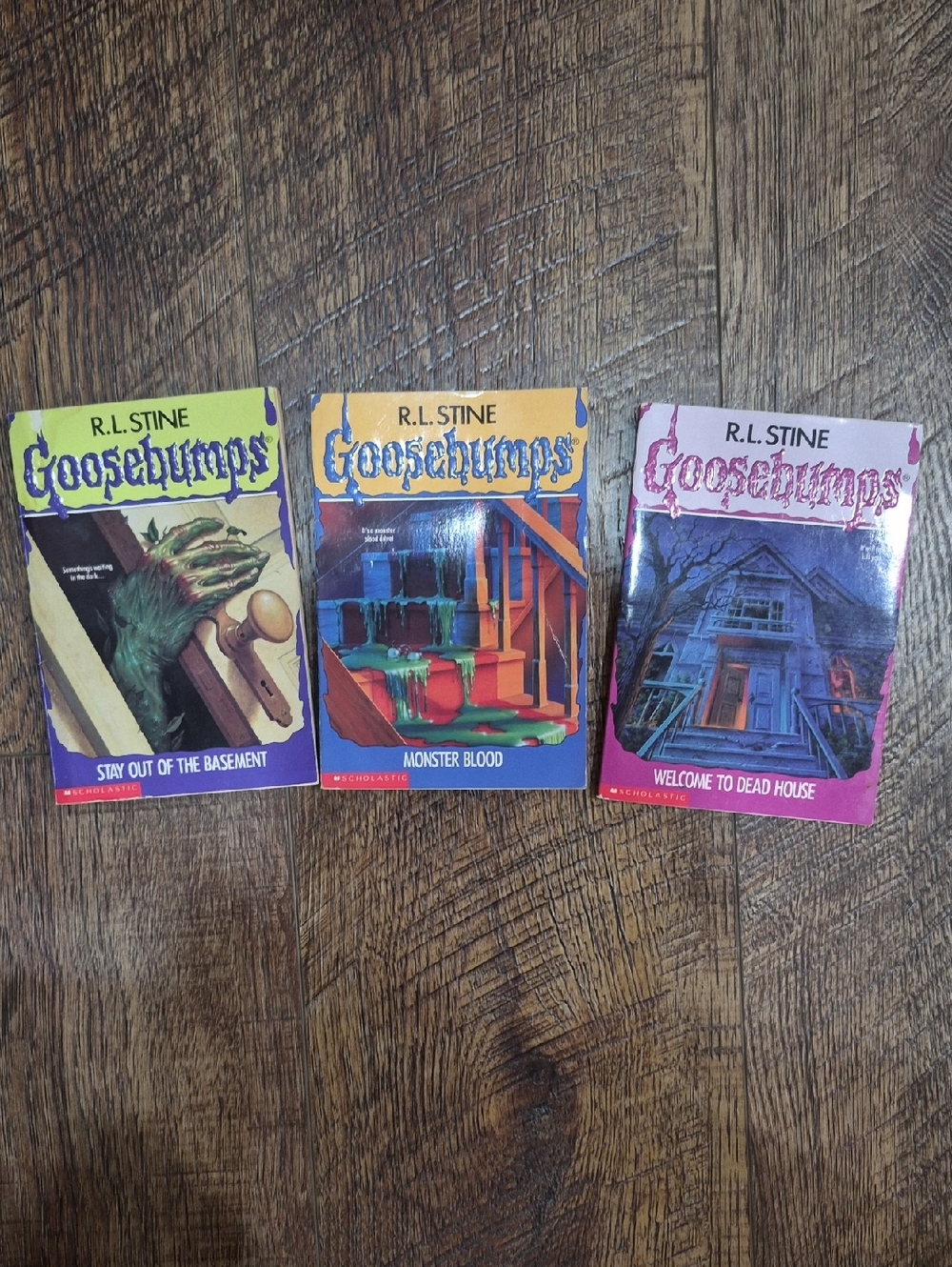 Goosebumps First Editions R.L. Stine Books Lot Of Three